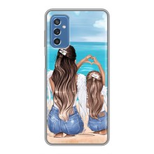 Чехол с печатью для Samsung Galaxy M52 5G (M526) - (Мама с ребенком) (AlphaPrint) – Мама с доченькой