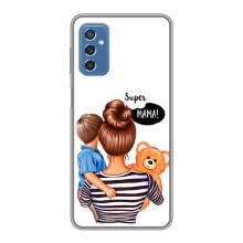 Чехол с печатью для Samsung Galaxy M52 5G (M526) - (Мама с ребенком) (AlphaPrint) – Мама с сыном