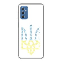 Чохли для Samsung Galaxy M52 5G (M526) Укр. Символіка (AlphaPrint) (Герб з букв)