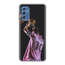 Чехол Месси футболист для Samsung Galaxy M52 5G (M526) – Месси с кубом