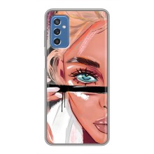 Чехол с печатью для Samsung Galaxy M52 5G (M526) - (Мода) (AlphaPrint) – Макияж