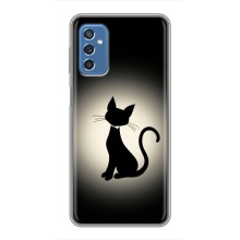 Чехол с принтом для Samsung Galaxy M52 5G (M526) (AlphaPrint) Модные коты – Силуэт котика