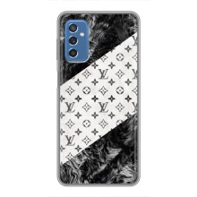 Чехол Стиль Louis Vuitton на Samsung Galaxy M52 5G (M526) (LV на белом)