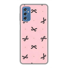 Чохол банти для Samsung Galaxy M52 5G (M526) – Чорні бантики