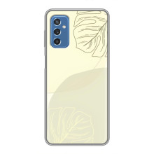 Чохол квітковий дизайн для Samsung Galaxy M52 5G (M526) – Зелений фон