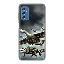 Чехол с мемами тралалело тралала для Samsung Galaxy M52 5G (M526) – Гусини и крокодило