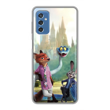 Чехол Зоотрополіс на Samsung Galaxy M52 5G (M526) – Ник Джуди и змея