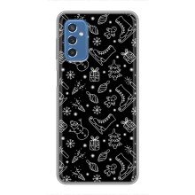 Новогодние, Праздничные Чехлы для Samsung Galaxy M52 5G (M526) - 2024 год (Новогодний фон)