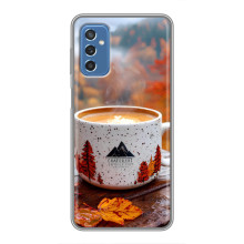 Чехол с уникальным дизайном «Осень с кофе» для Samsung Galaxy M52 5G (M526) – Кофе на природе