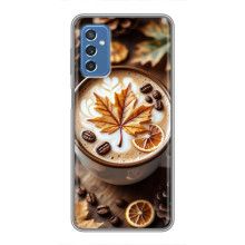 Чехол с уникальным дизайном «Осень с кофе» для Samsung Galaxy M52 5G (M526) – Пряный кофе