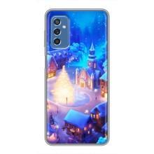 Рождественские Чехлы для Samsung Galaxy M52 5G (M526) (VPrint) (Рождественский город)