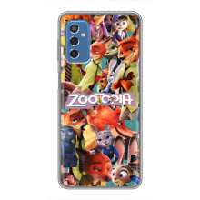 Силіконовий чохол з принтом Зоотрополіс для Samsung Galaxy M52 5G (M526) – Колаж героїв