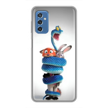 Силіконовий чохол з принтом Зоотрополіс для Samsung Galaxy M52 5G (M526) – Змія Зоо