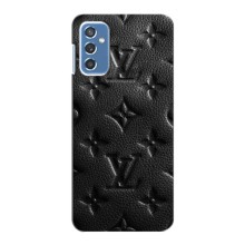 Текстурный Чехол Louis Vuitton для Самсунг Галакси М52 (5G) – Черный ЛВ