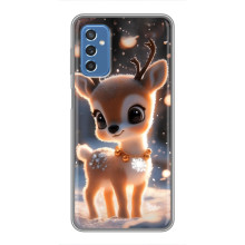 Яскравий чохол для Samsung Galaxy M52 5G (M526) з Зимові Оленята – Оленятко