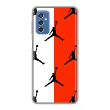 Чехлы для Samsung Galaxy M52 - с картинкой JORDAN (AlphaPrint) (Лого Джордан)