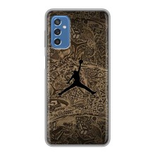 Чехлы для Samsung Galaxy M52 - с картинкой JORDAN (AlphaPrint) (Logo Jordan)