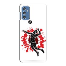 Чехлы с принтом Спортивная тематика для Samsung Galaxy M52 – Волейболист