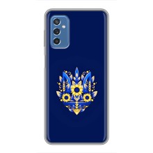 Чехлы для Samsung Galaxy M52  Укр. Символика (AlphaPrint) (Цветочный Герб)