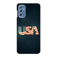 Чехол Флаг USA для Samsung Galaxy M52 (USA)