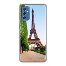Чехол Эйфелева Башня для Samsung Galaxy M52 - (AlphaPrint) (Дорога в Париж)