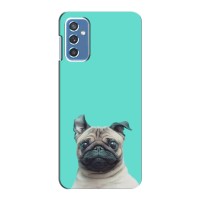Бампер для Samsung Galaxy M52 з картинкою "Песики" – Собака Мопсік