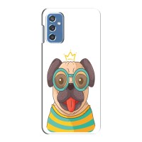 Бампер для Samsung Galaxy M52 с картинкой "Песики" – Собака Король