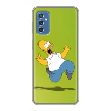 Чехол с Симпсонами для Samsung Galaxy M52 (VPrint) (Гомер Симпсон)