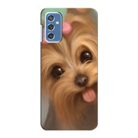 Чехол (ТПУ) Милые собачки для Samsung Galaxy M52 – Йоршенский терьер