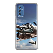 Чехол с мемом Тралалело тралала на Samsung Galaxy M52 (Бомбардиро крокодило)