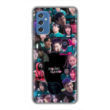 Чохол Гра в кальмара для Samsung Galaxy M52 – Колаж гра кальмара