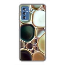 Мраморный чехол на Samsung Galaxy M52 (VPrint) (Радужный Мрамор)