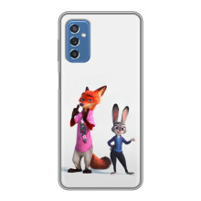 Силіконовий чохол з принтом Зоотрополіс для Samsung Galaxy M52 – Джуді і Нік