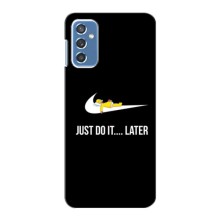 Силиконовый Чехол на Samsung Galaxy M52 с картинкой Nike – Later