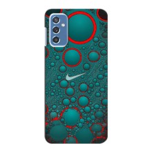 Силиконовый Чехол на Samsung Galaxy M52 с картинкой Nike – Найк зеленый