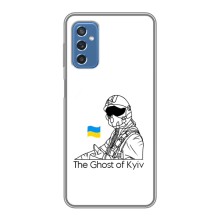 Защитные чехлы (Призрак Киева) для Samsung Galaxy M52 (AlphaPrint) (Летчик Киева)