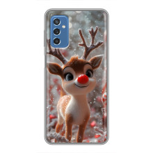 Яскравий чохол для Samsung Galaxy M52 з Зимові Оленята