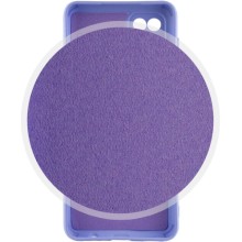 Чехол Silicone Cover Lakshmi Full Camera (A) для Samsung Galaxy M53 5G – Сиреневый