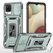 Ударопрочный чехол Camshield Army Ring для Samsung Galaxy M53 5G (Зеленый)