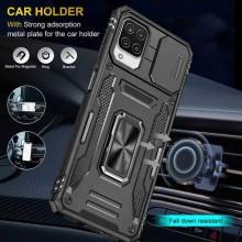 Ударопрочный чехол Camshield Army Ring для Samsung Galaxy M53 5G – Черный