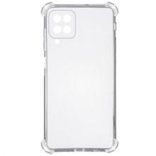 TPU чехол GETMAN Ease logo усиленные углы Full Camera для Samsung Galaxy M53 5G – Прозрачный