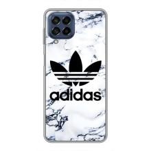 Чехлы Адидас для Samsung Galaxy M53 (5G) (M536B) (AlphaPrint) (Адидас на мраморе)