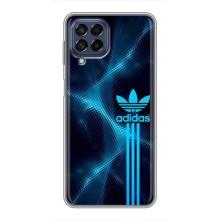 Чехлы Адидас для Samsung Galaxy M53 (5G) (M536B) (AlphaPrint) (Синий Адидас)