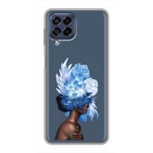 Чехлы (ART) Цветы на Samsung Galaxy M53 (5G) (M536B) (VPrint) (Квіти на голові)