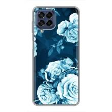 Чехлы (ART) Цветы на Samsung Galaxy M53 (5G) (M536B) (VPrint) (Блактині бутони)