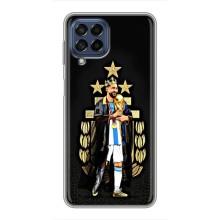 Чохли для Samsung Galaxy M53 (5G) (M536B) (Leo чемпіон) (AlphaPrint) (Мессі Король)