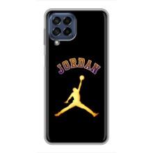 Чехлы для Samsung Galaxy M53 (5G) (M536B) - с картинкой JORDAN (AlphaPrint) (Jordan Gold)