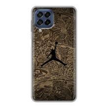 Чехлы для Samsung Galaxy M53 (5G) (M536B) - с картинкой JORDAN (AlphaPrint) (Logo Jordan)