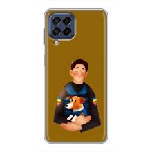 Чехлы с картинкой собаки Патрон для Samsung Galaxy M53 (5G) (M536B) (AlphaPrint) (ЗСУ Патрон)