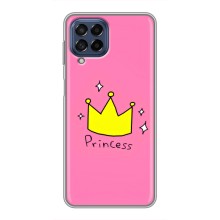 Чохол з картинкою (Стильні) Самсунг Галаксі М53 (5G) (M536B) - (AlphaPrint) (Princess)